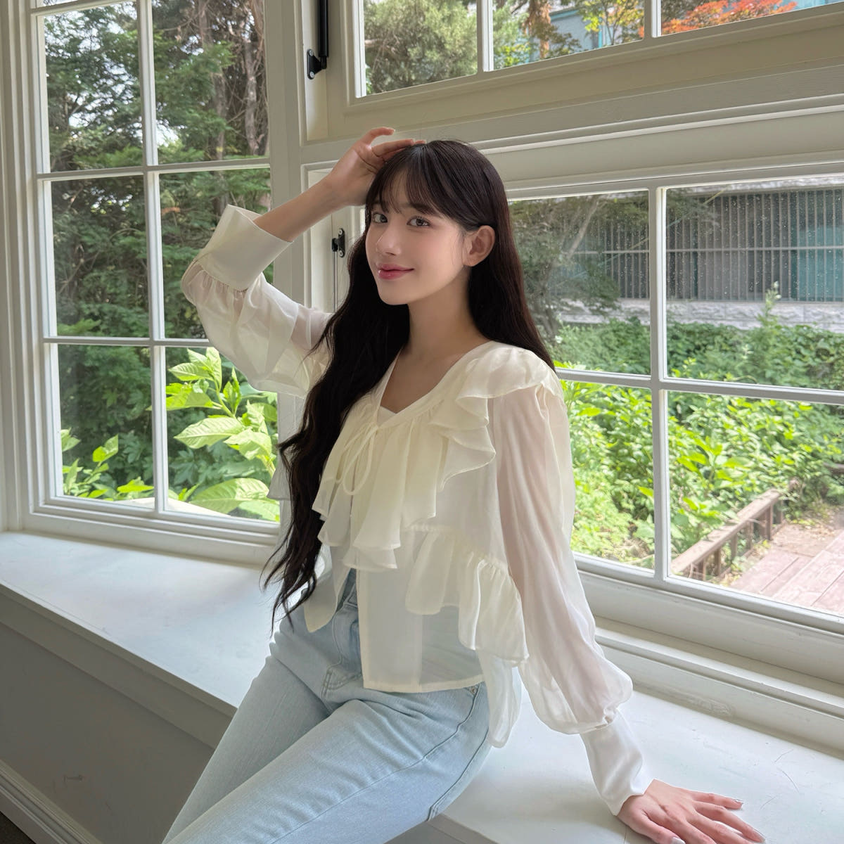 제로스트릿 오로라 리본 블라우스 4컬러 가격 비교 제로스트릿 제로스트릿 오로라 리본 블라우스 4컬러