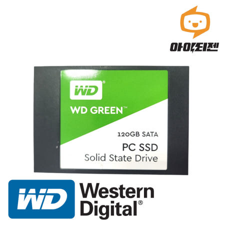 웨스턴디지털 [중고]WD SSD GREEN 120GB 노트북 데스크탑 2.5인치 내장 하드디스크