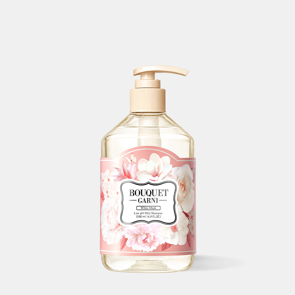 [1개입]  부케가르니 약산성 마일드 샴푸 화이트머스크 500ml - 상품 이미지
