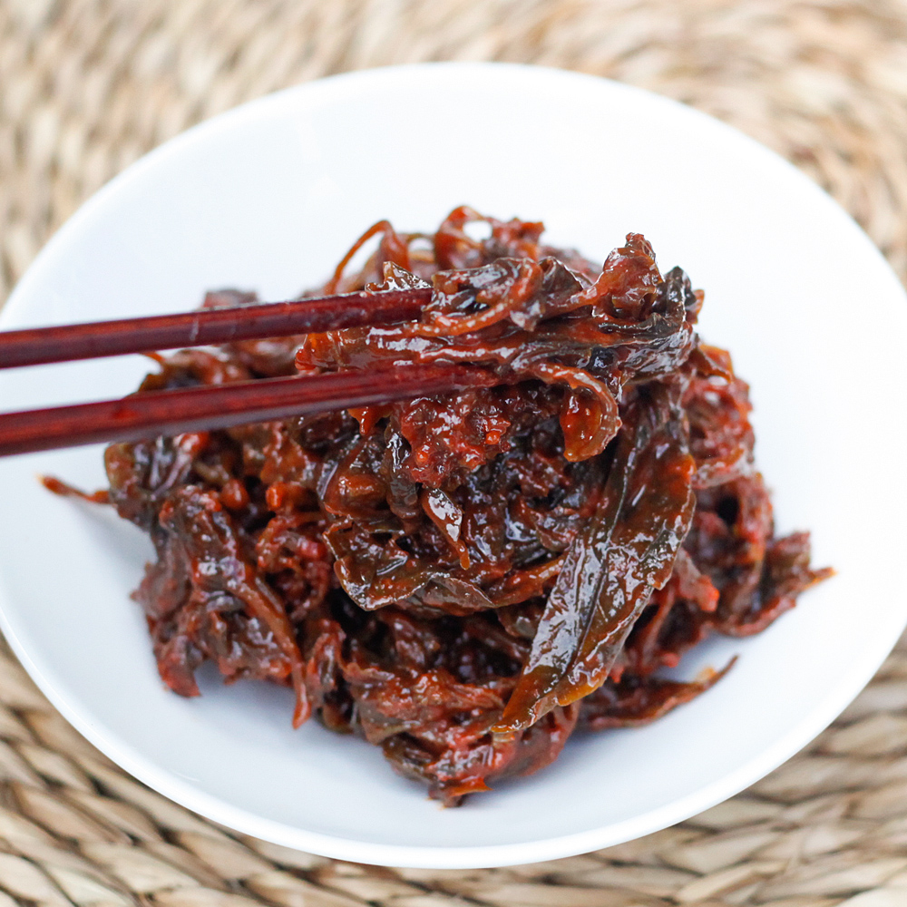 뽕잎장아찌 국산 상엽 절임 반찬 순창 고전 500g, 1개 - 상세 이미지 5