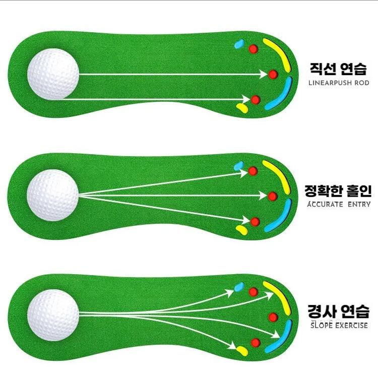 PGM 잔디판(공속도11) 실내 골프 퍼팅 연습 매트세트 - 상세 이미지 2