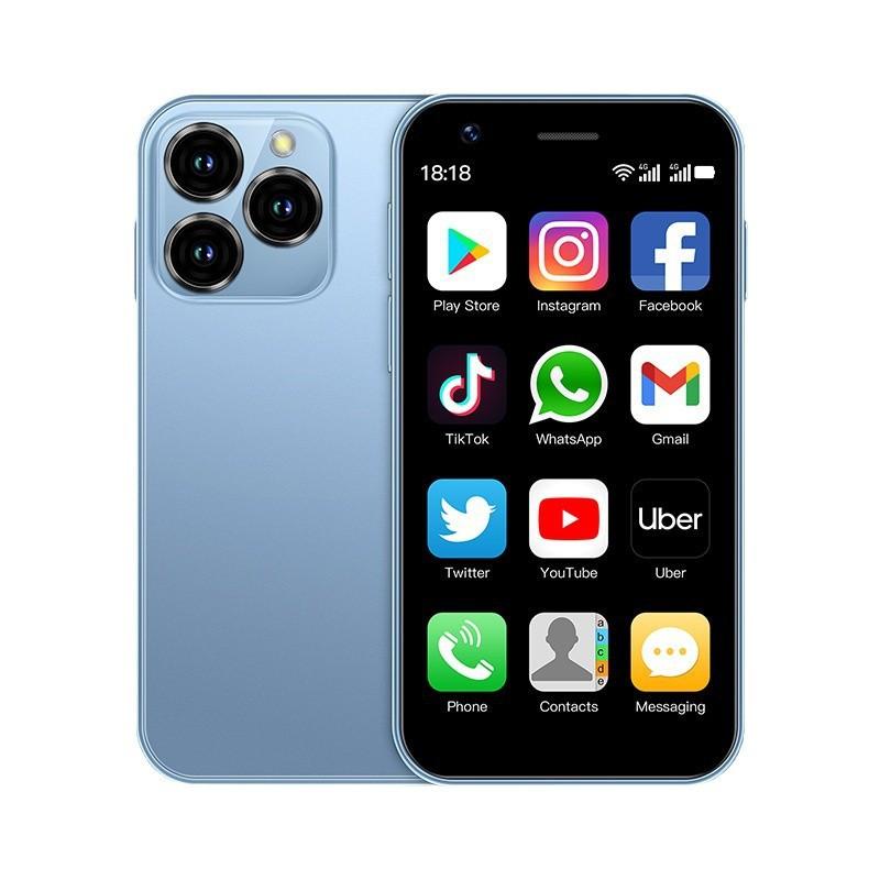 XS16 미니 스마트폰 4G HD 대용량 메모리 64G EU 유럽 표준 블랙 상품 이미지