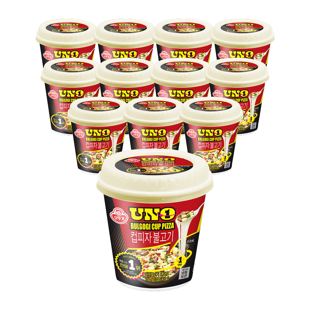 오뚜기 떠먹는 컵피자 불고기 150g 12개 - 상품 이미지