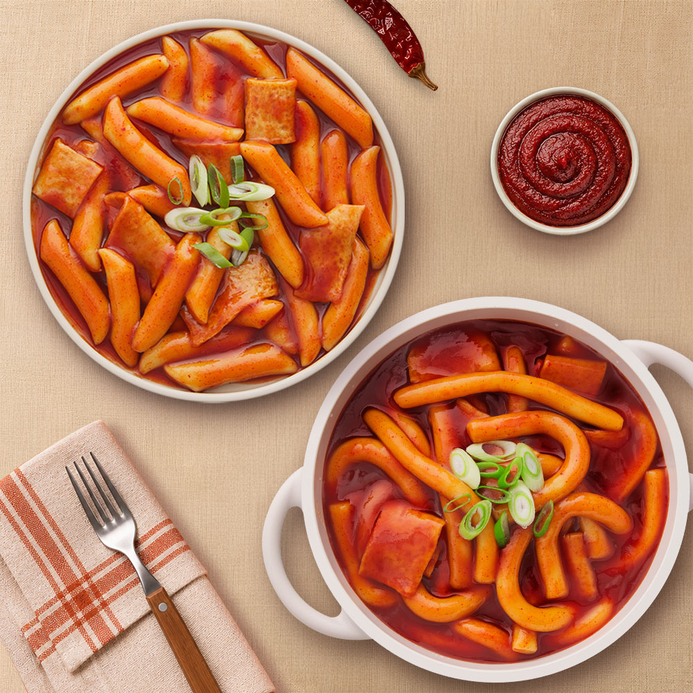 석관동떡볶이 무지개 패키지 7가지맛 떡볶이 오리지날 국물 치즈 로제 마늘 기름 다양한맛 - 상세 이미지 5