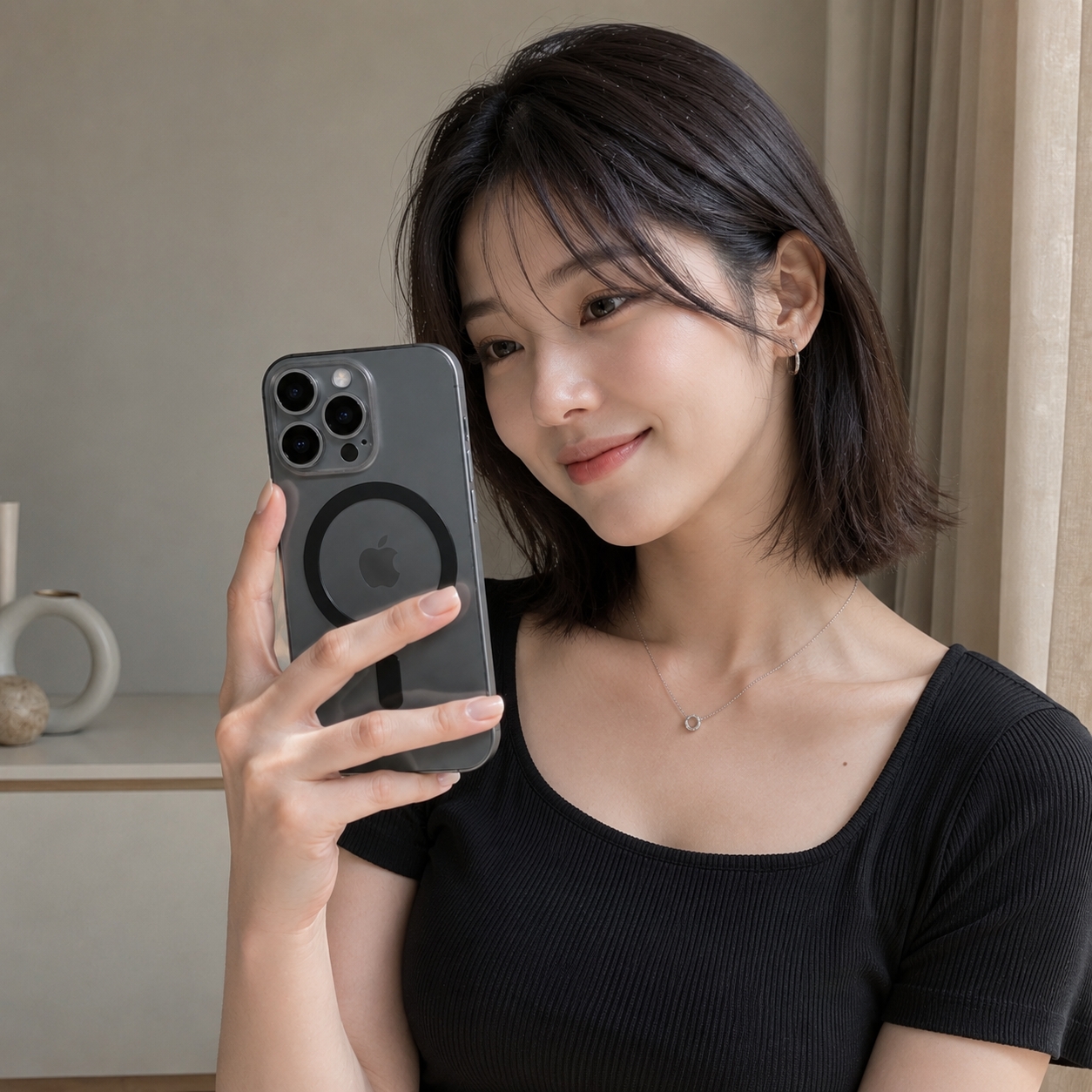 바라보고 컬러 맥세이프 메탈 링 자석 스티커 마그네틱 패치 부착형 무선충전 호환 - 상세 이미지 2