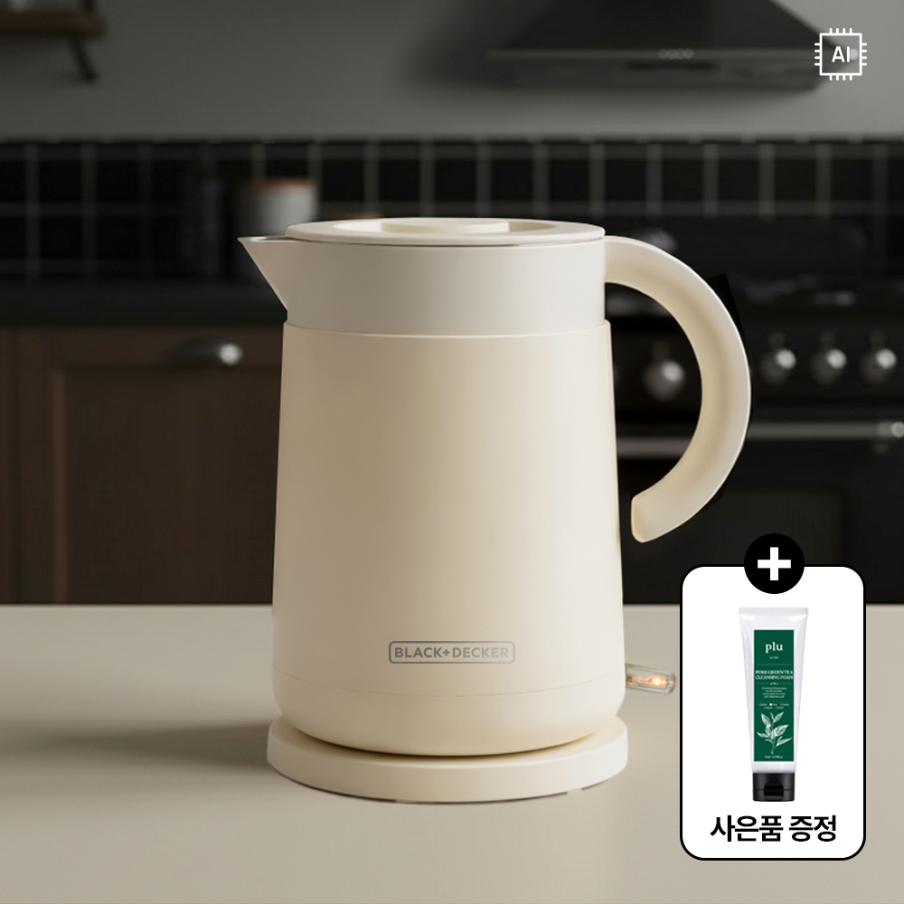 블랙앤데커 무선 스텐 전기포트 주전자 커피포트 티 전기포터 - 상품 이미지