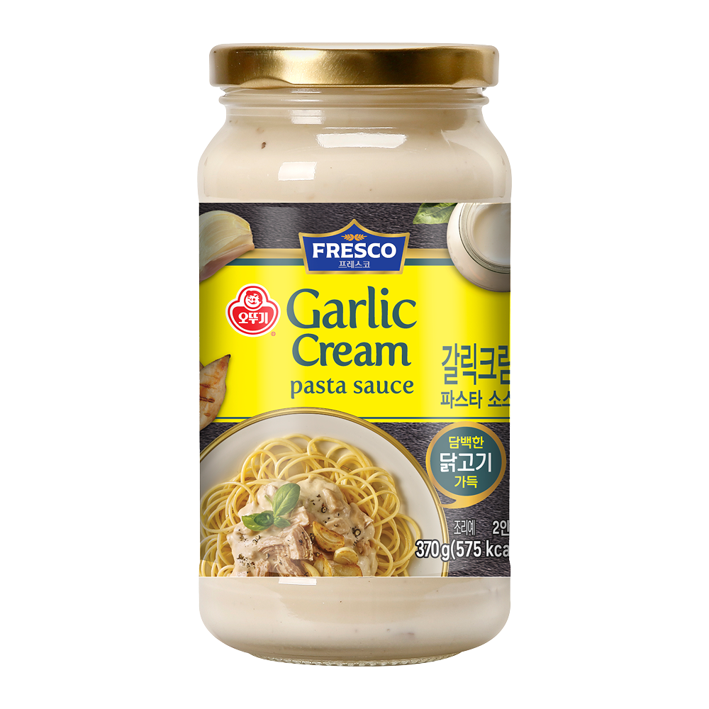오뚜기 프레스코 파스타소스 치킨갈릭크림 370g - 상품 이미지