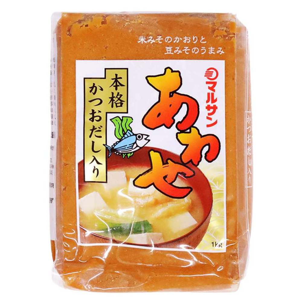 아와세 미소 된장 일본 백미소 적미소 마루산아이 구수한 1kg - 상품 이미지