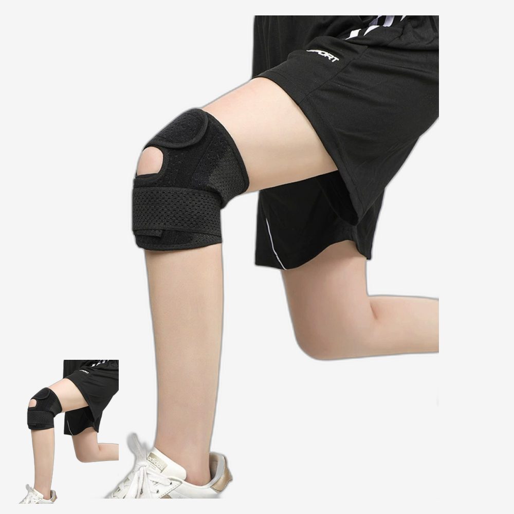 테이핑압박 헬스운동 무릎보호대 메쉬스판덱스 등산용 무릎아대 슬개골보호 스포츠활동 2p세트 - 상품 이미지