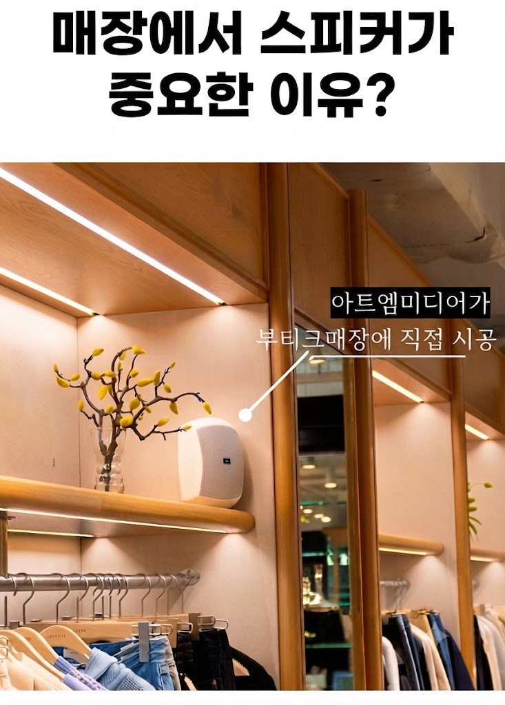 매장용 카날스 카페스피커 벽걸이 북쉘프 앰프 세트 (20평대) 판매처 상세 정보 이미지 2