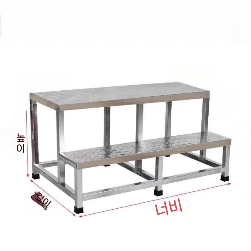 계단발판 발판 철제 안전발판 다용도 사다리 가정용 안전 너비 40 깊이 40cm 높이 40cm - 상세 이미지 4