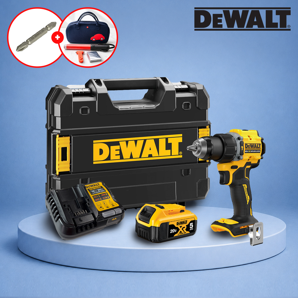 디월트 DCD799P1T 고성능 20V MAX 브러쉬리스 햄머드릴 드라이버