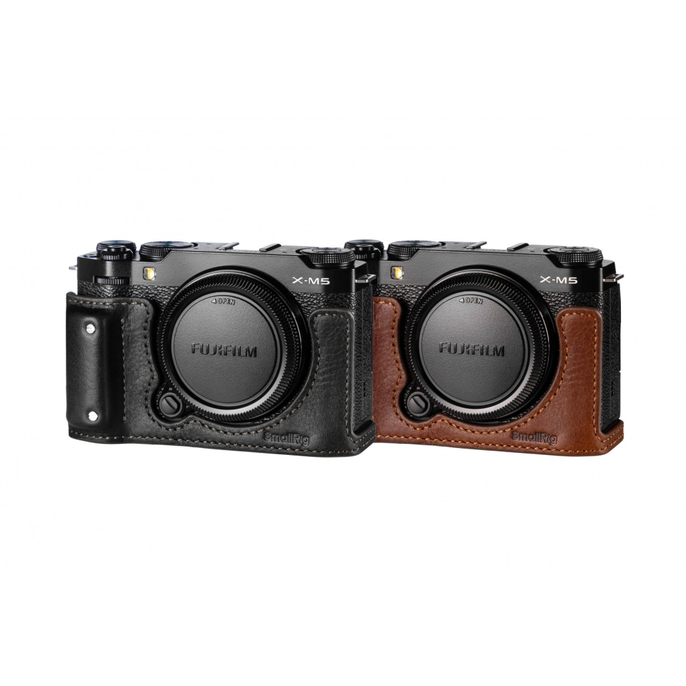 스몰리그 FUJIFILM X-M5용 카메라 가죽 하프 케이스 키트 4879 4880 - 상품 이미지