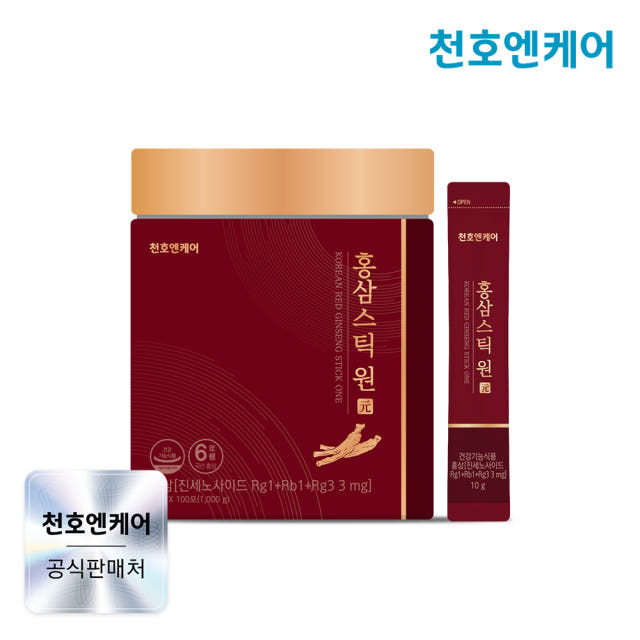 천호엔케어 강원도 6년근 홍삼진액 면역력 홍삼스틱 원 100포
