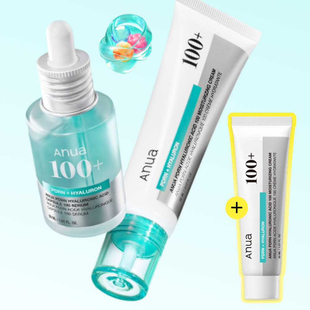 아누아 아누아 PDRN 히알루론산 콜라겐 팔자 눈밑 목 주름관리 세트 2종 140ml 세럼50ml+크림60ml+크림30ml