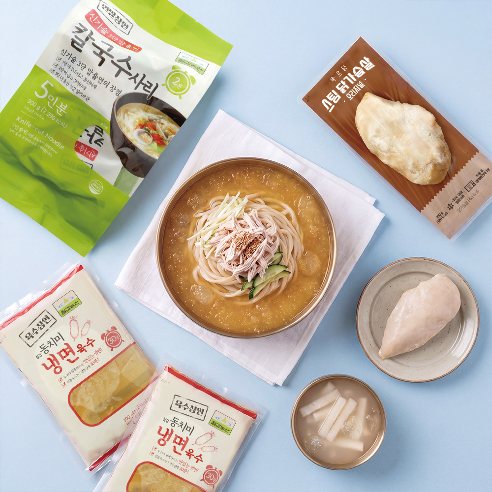 [칠갑농산X바르닭] 초복 스페셜 메뉴 복날 보양식 삼계탕 대신 초계국수 5인분[한정판매] - 상세 이미지 2