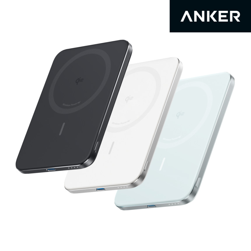 앤커 맥고 나노 파워뱅크 5000mAh 20W 초슬림 무선충전 qi2 보조배터리 A1665