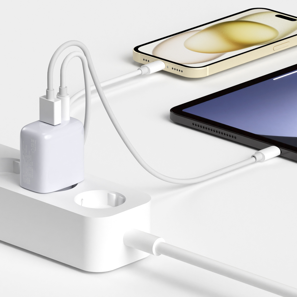 이어맥 팬톤 25W PD C타입 USB-A 듀얼포트 고속 충전기 - 상세 이미지 4