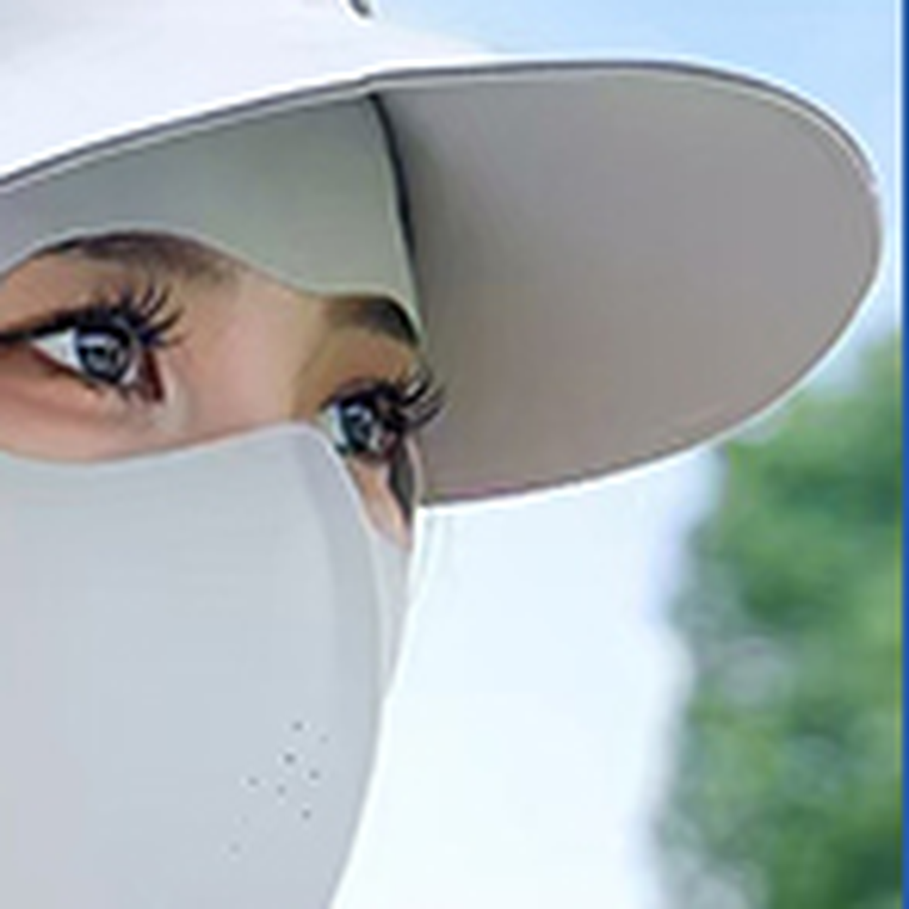 얼굴전체야외활동 UPF50+피부보습자외선차단마스크 히알루론산함유강력차단풀페이스마스크 - 상세 이미지 3