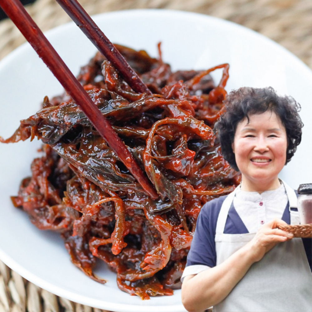 뽕잎장아찌 국산 상엽 절임 반찬 순창 고전 500g, 1개 - 상품 이미지