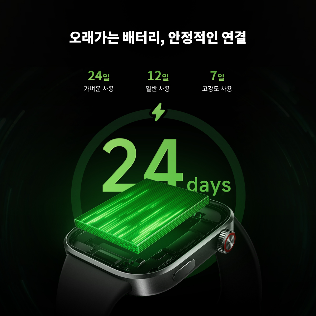 샤오미 레드미 스마트워치 6 정발 한국판 옵시디언 블랙, 52.58mm 이미지 8