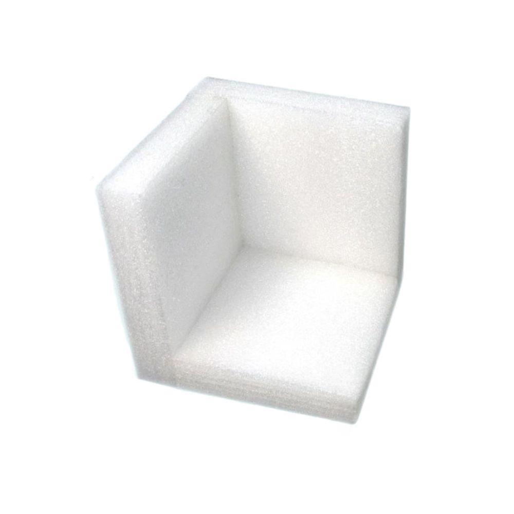 스폰지 코너 완충제 스펀지 보호 파손 이삿짐 포장 PE 50x50x50-10mm 1000개 - 상품 이미지