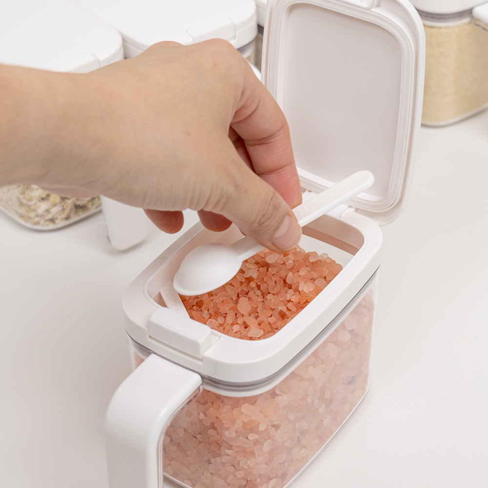 원터치양념통 살림공간 밀폐 원클릭 조미료 소스병 스푼 양념보관통 시즈닝통 양념용기 - 상세 이미지 4