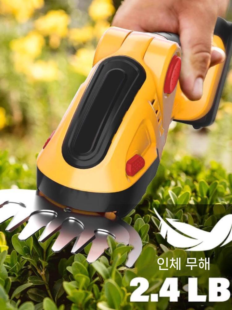 가지치기 트리머 전지가위 바리깡 풀깍기 순치기 전정 나무 레드 - 상세 이미지 3
