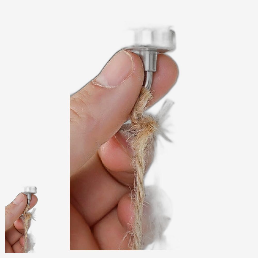 네오디뮴 벽면부착 자석후크 분리형고리 현관정리 마그넷고리 미니멀감성 5개입 12x32mm - 상품 이미지