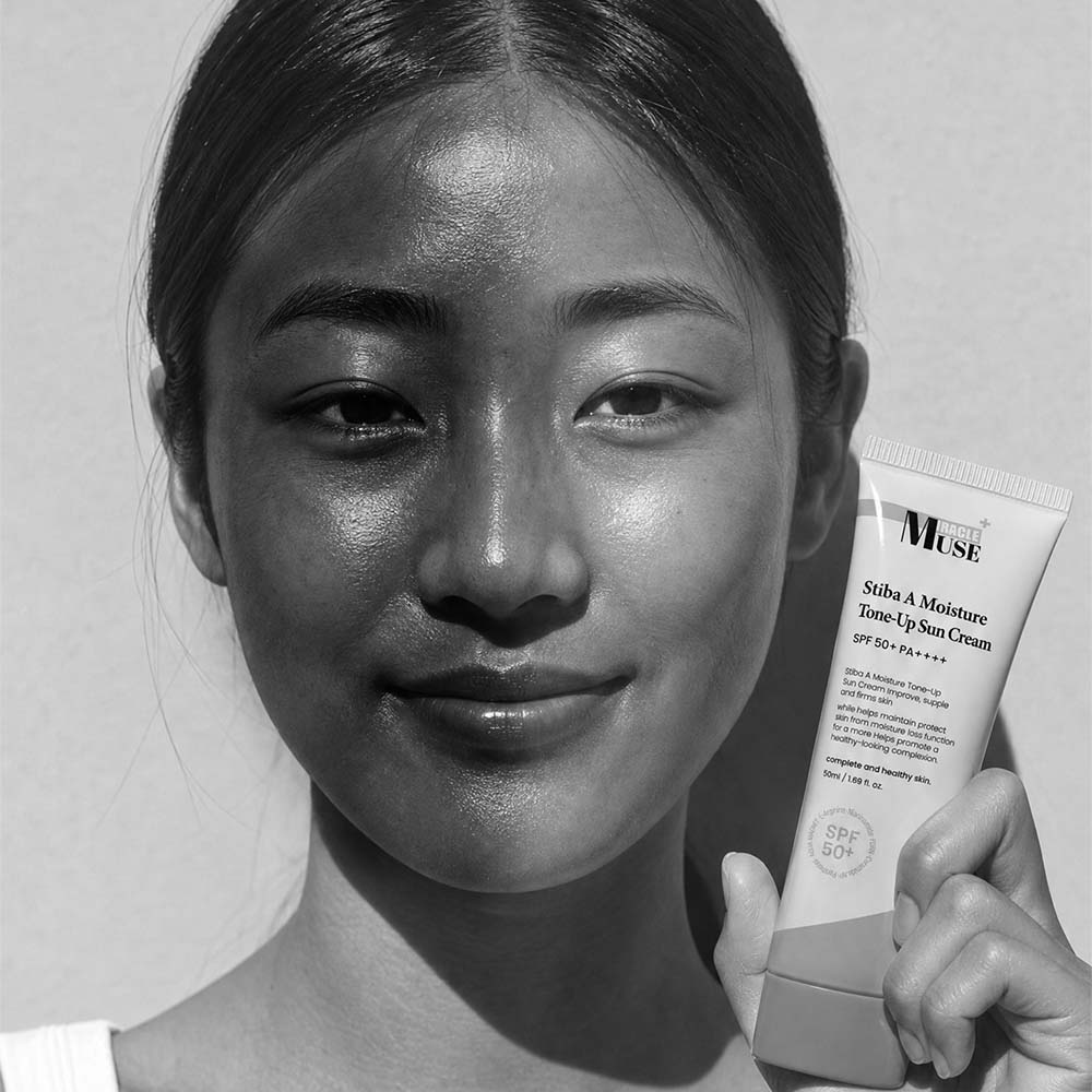 미라클뮤즈 스티바A수분톤업 선크림 PDRN EGF판테놀 기미화잘먹파데프리 50ml, 3개 - 상세 이미지 4