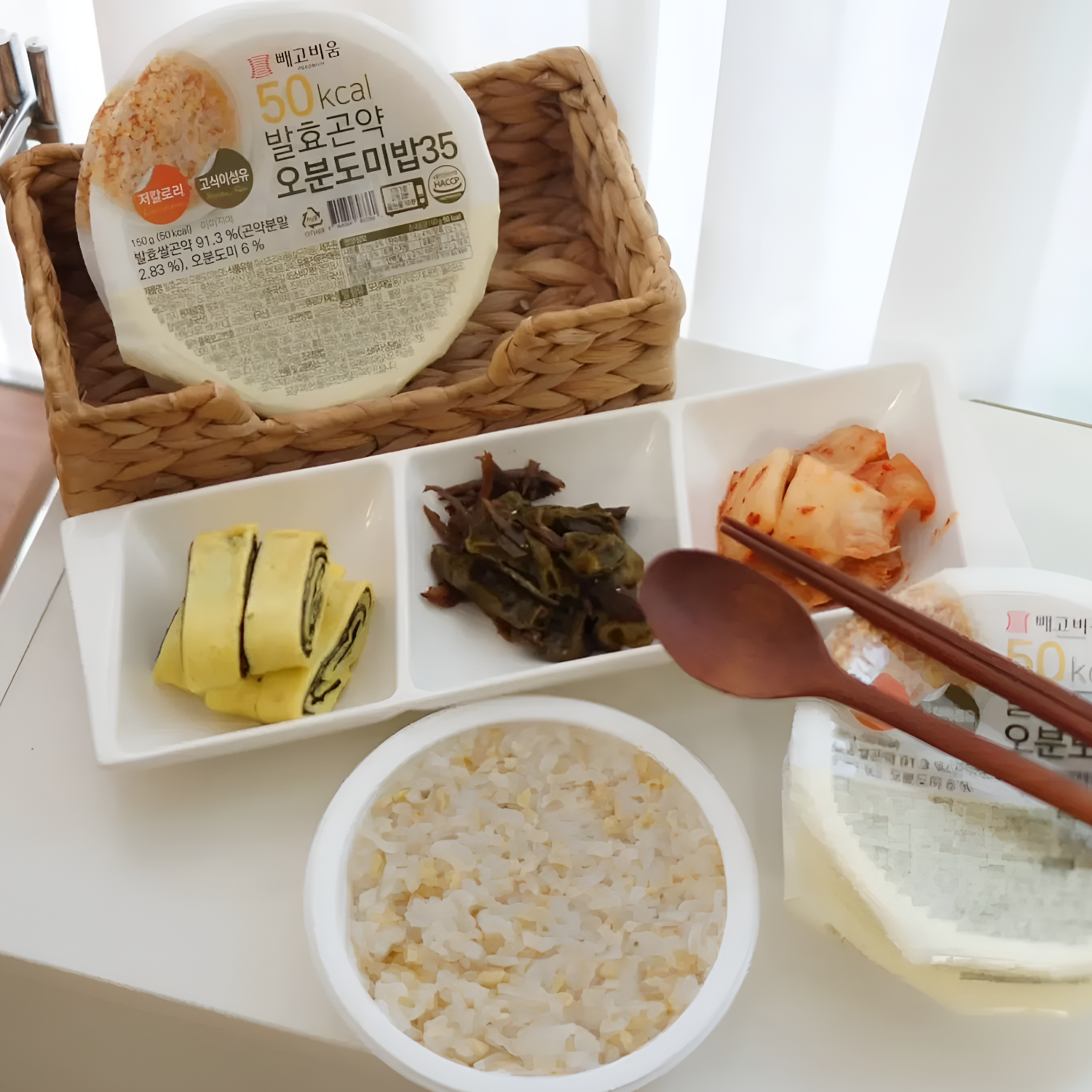 빼고비움 초저칼로리 오분도미밥 35 (35kcal/100g 발효 곤약밥) 150g, 20개 이미지 8