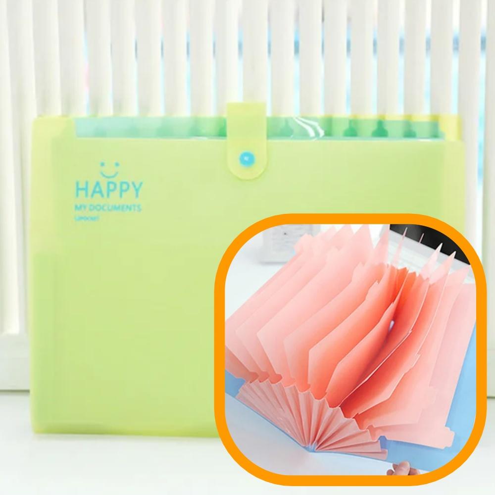 아코디언파일집 포켓 인덱스 섹션파일 서류보관케이스 - 상품 이미지