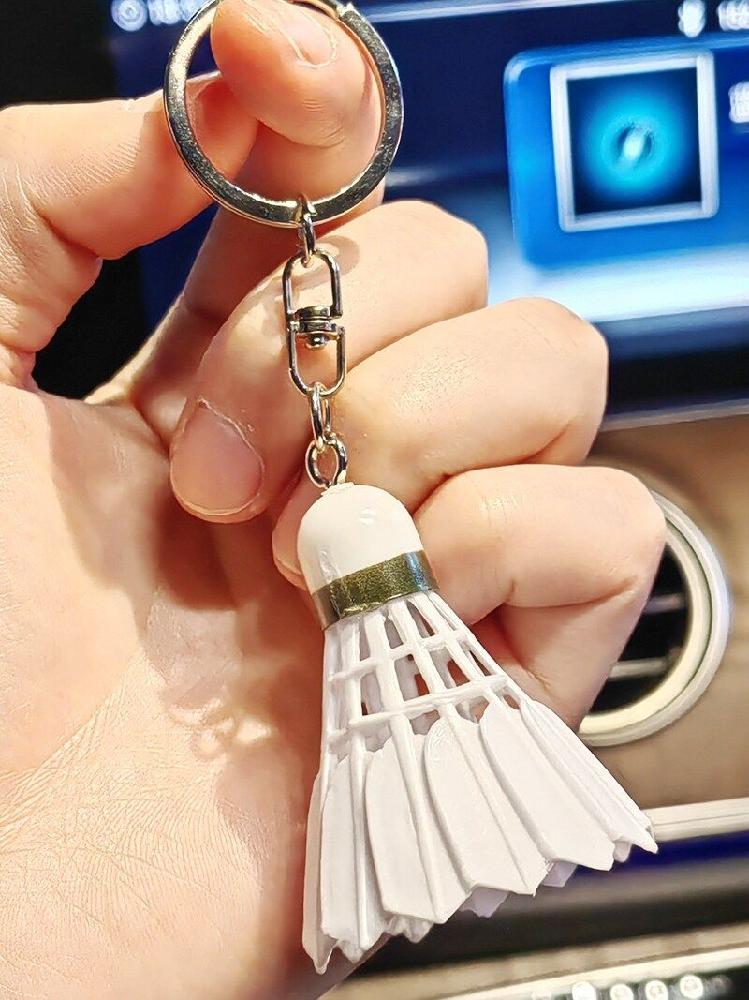 배드민턴 키링 열쇠고리 셔틀콕 스포츠 키홀더 가방 악세사리 - 상세 이미지 3