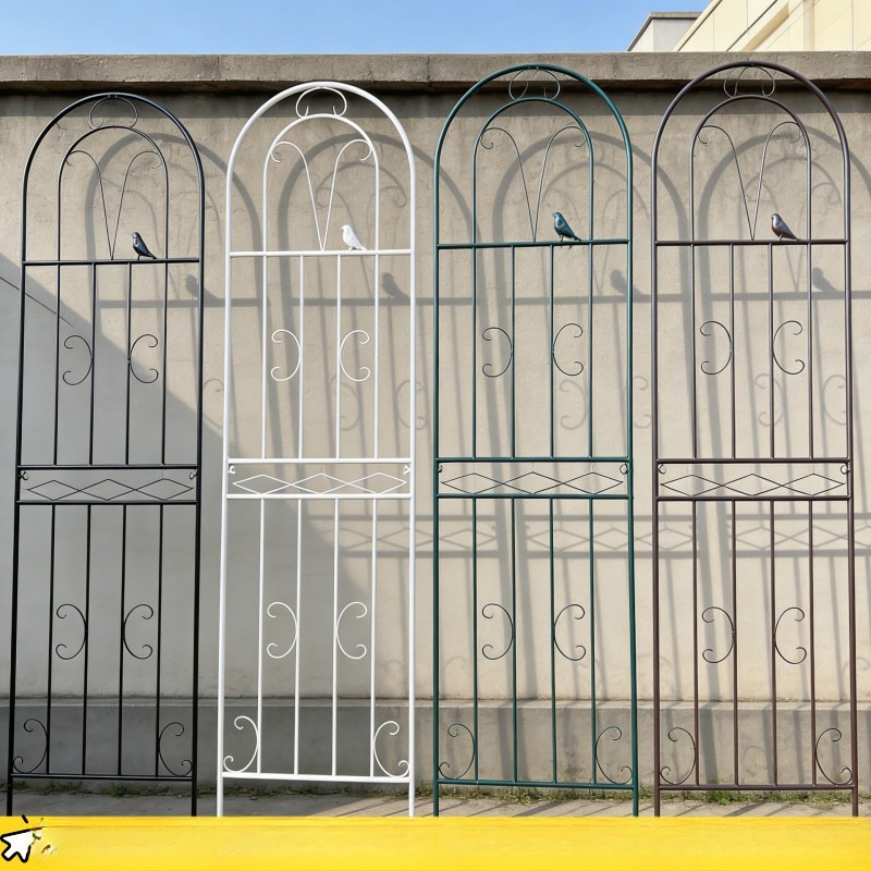 화분 정원 철제 가든 넝쿨지지대 식물지지대 화이트 장미 - 상세 이미지 5