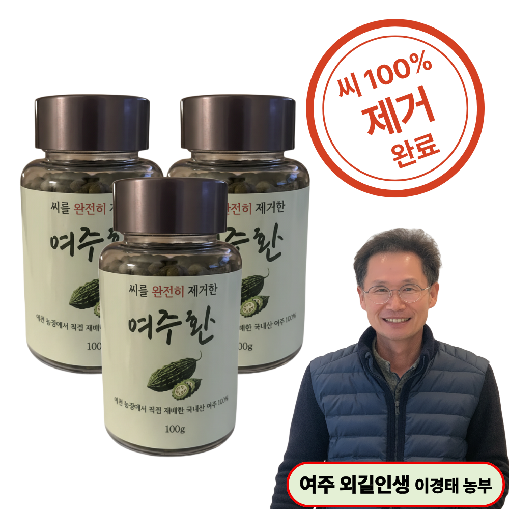 국산 여주환 밭들농장 100g, 3개 - 상품 이미지