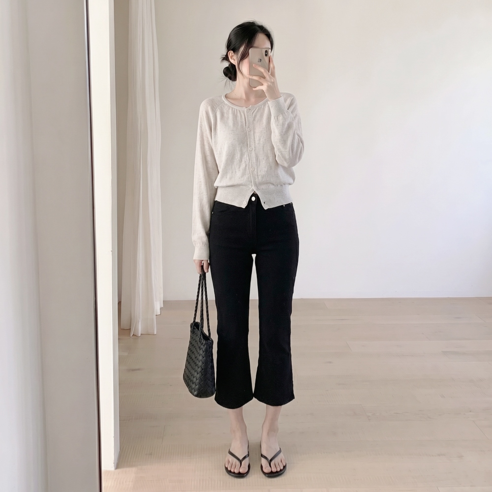 린넨가디건 여름긴팔가디건 - 상세 이미지 2