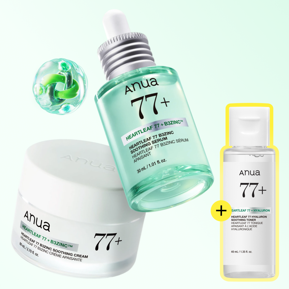 아누아 어성초 진정 트러블 2종세트 (세럼30ml + 수딩 크림80ml) 이미지 1