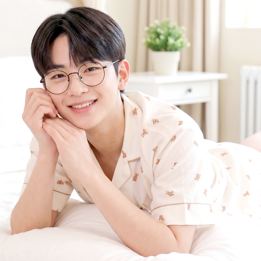 모달 청소년 고학년 학생 잠옷 파자마 남아 주니어 세트 실내복 26S473 크림베어J 이미지 7