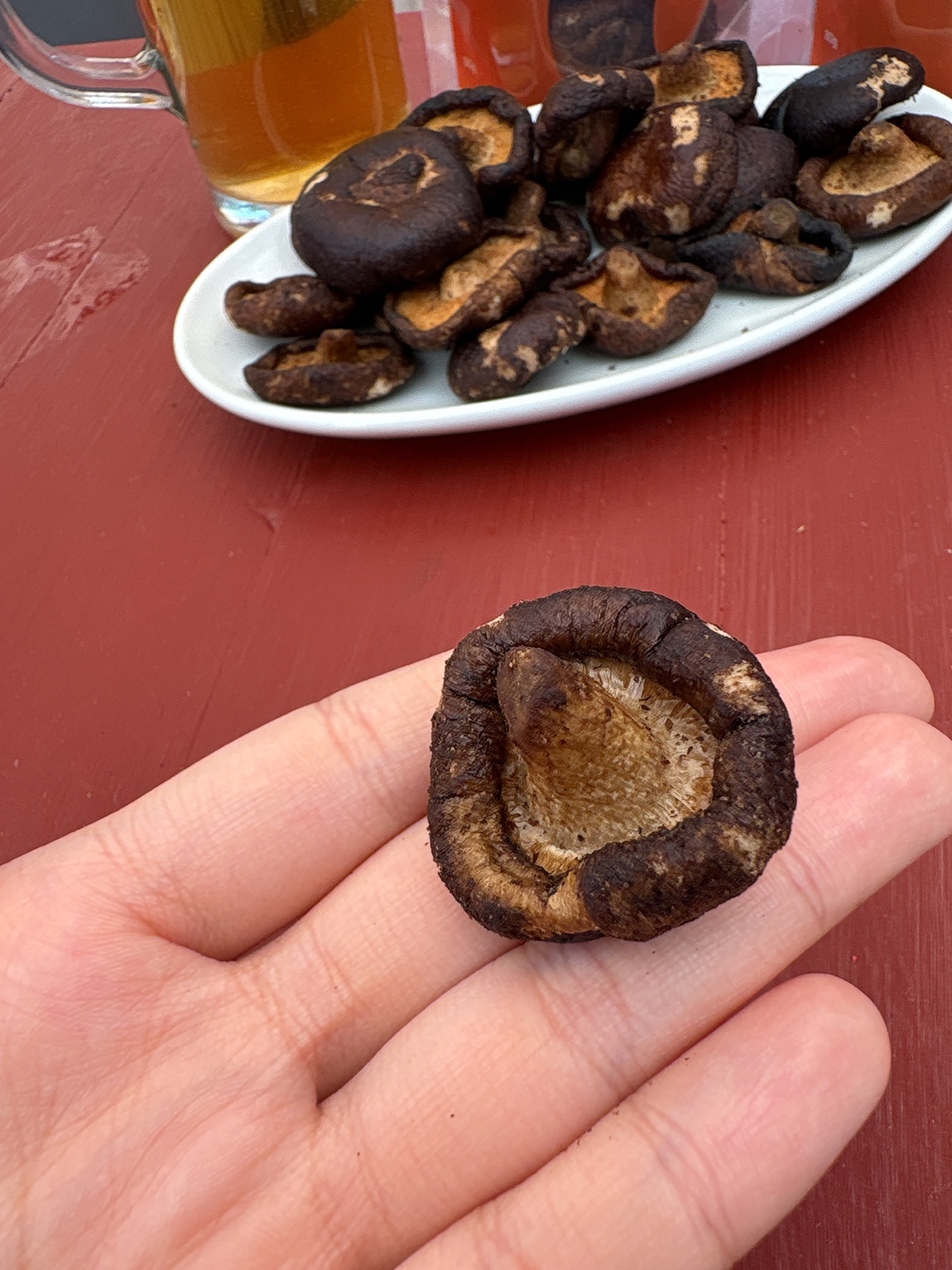혼자먹는 꽈삭칩 표고버섯 건강한 탕비실 등산 어린이 간식 동결건조 야채칩 80g, 5개 이미지 6