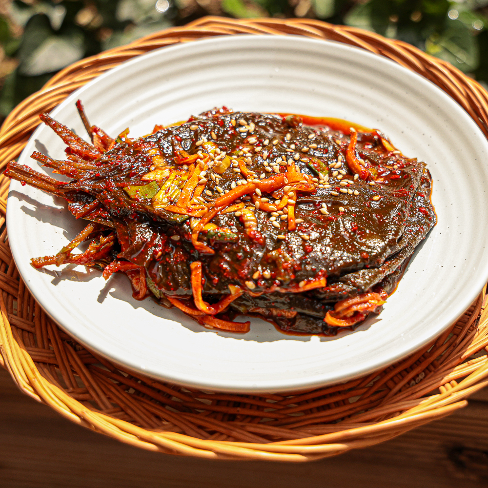 양념깻잎장아찌 국산 깻잎지 반찬 순창 고전전통 1kg, 1개 - 상세 이미지 2