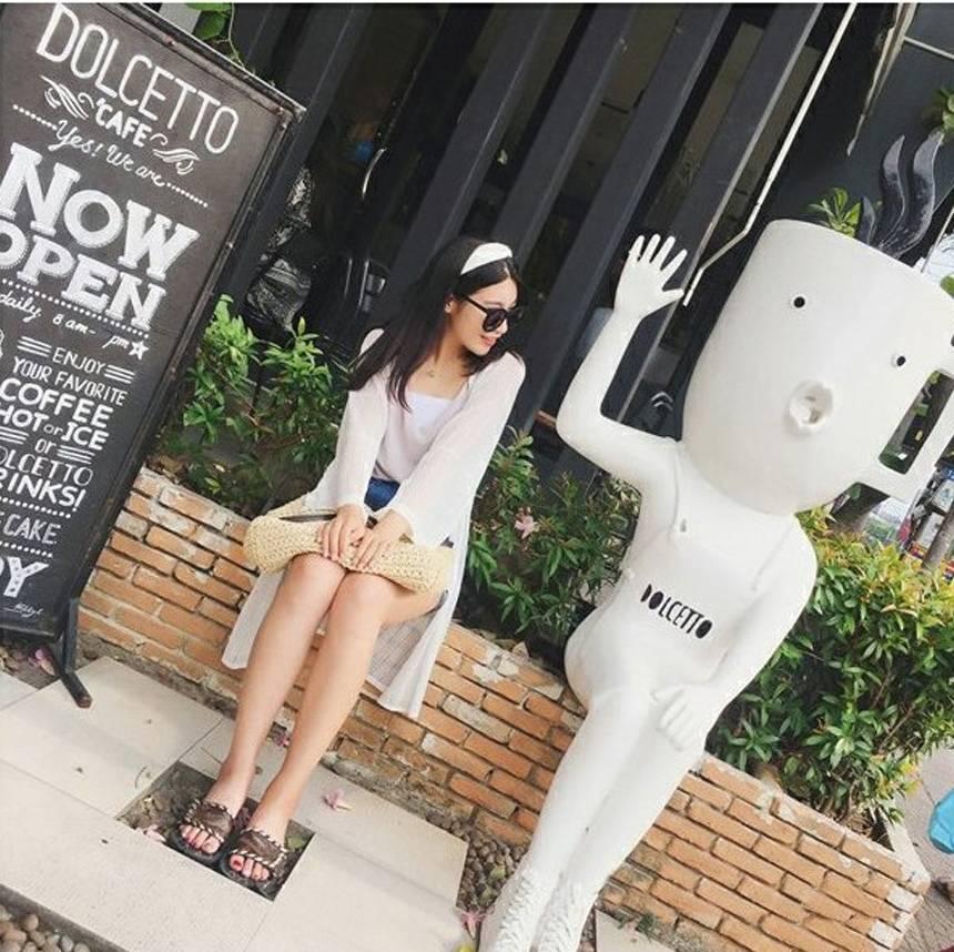 수영 가디건 쉬폰 수영 로브 여성 비치 룩 가디건 - 상세 이미지 5