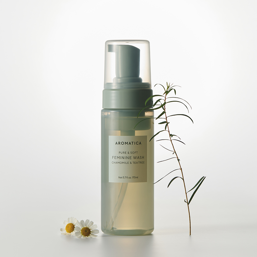 아로마티카 퓨어 앤 소프트 여성청결제 캐모마일 & 티트리 170ML 이너퍼퓸 와이클렌저 y존케어 페미닌워시 - 상세 이미지 2