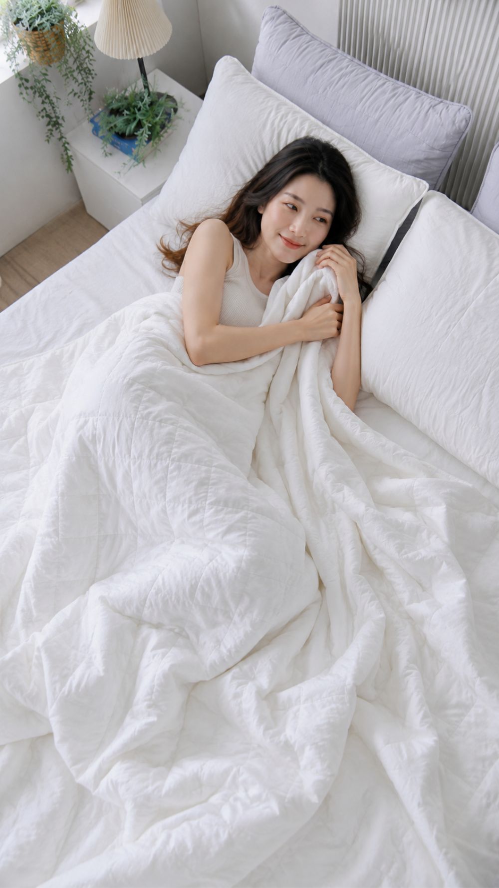 여름 풍기인견이불 모달 무지냉감이불 국산 쿨링 냉장고 - 상세 이미지 2