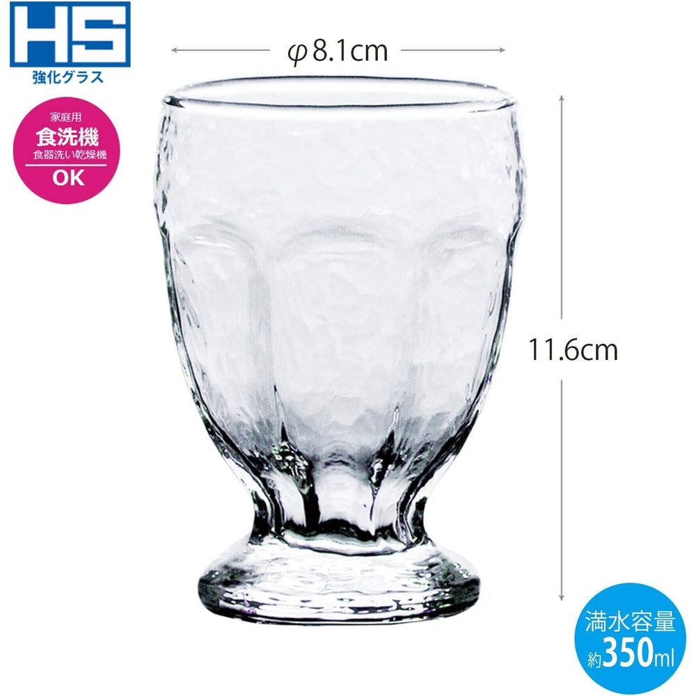 도요 사사키 유리컵 3개 세트 340ml 아이스 커피잔 - 상세 이미지 3