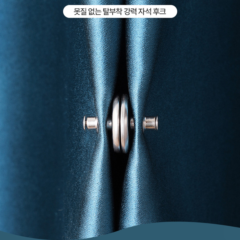 강력흡착창문장식커튼자석 못질없는커튼후크 반복사용 - 상세 이미지 2