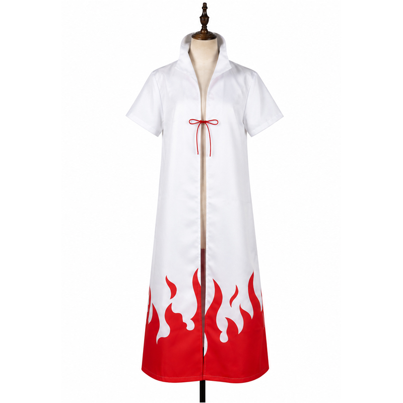 나루토 4대 호카게 코트 자켓 복장 옷 코스프레 예쁜 코스튬 소품 의상 할로윈 닌자 분장 - 상세 이미지 2