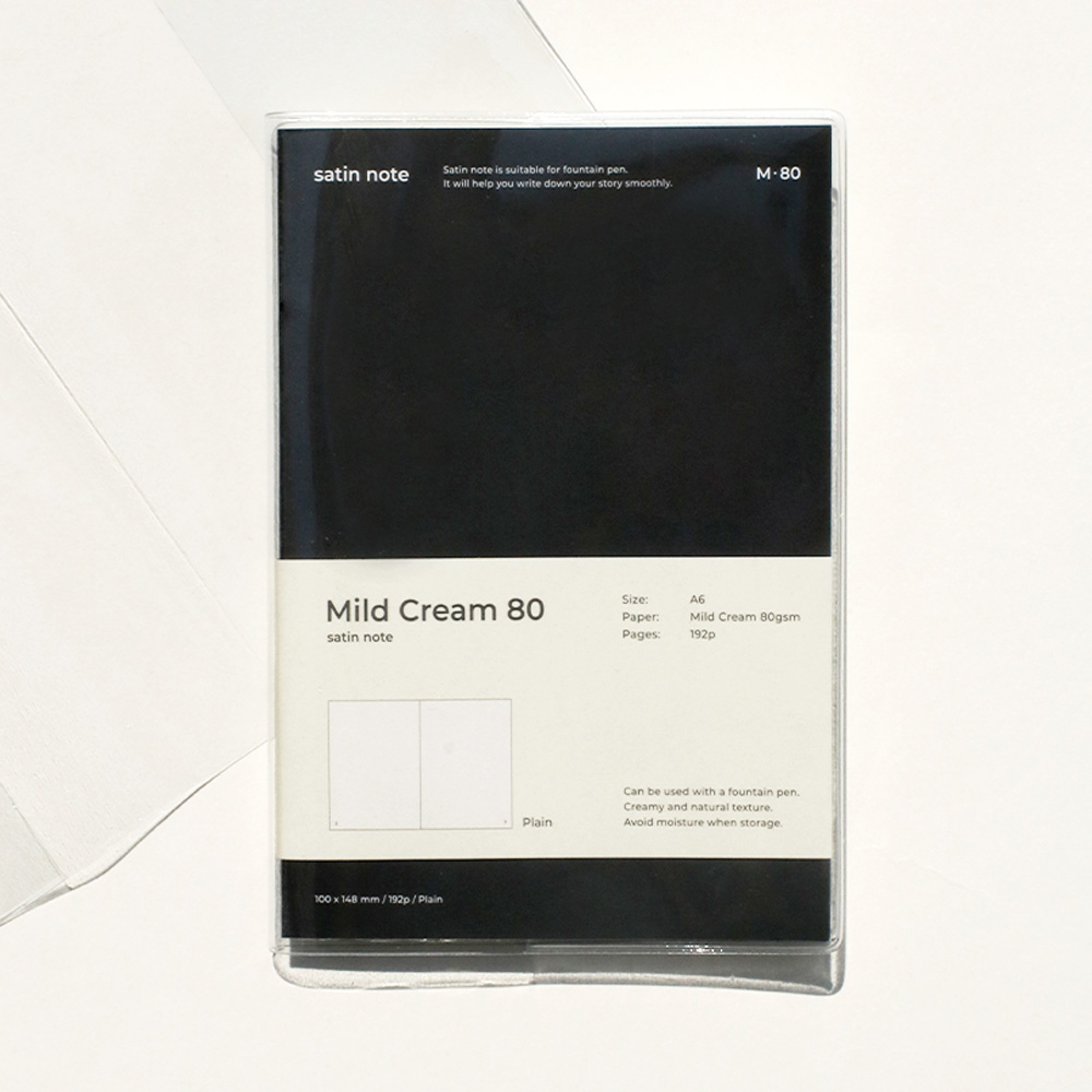 새틴 노트 A6 PVC 커버 - 상세 이미지 5