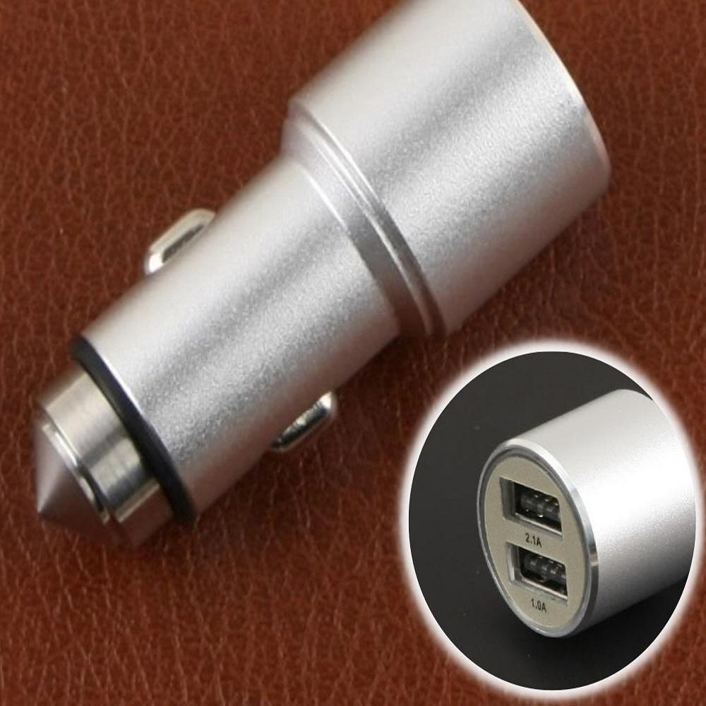 메탈 고용량 시거 usb 고용량 2구 시거잭 차량용 - 상품 이미지