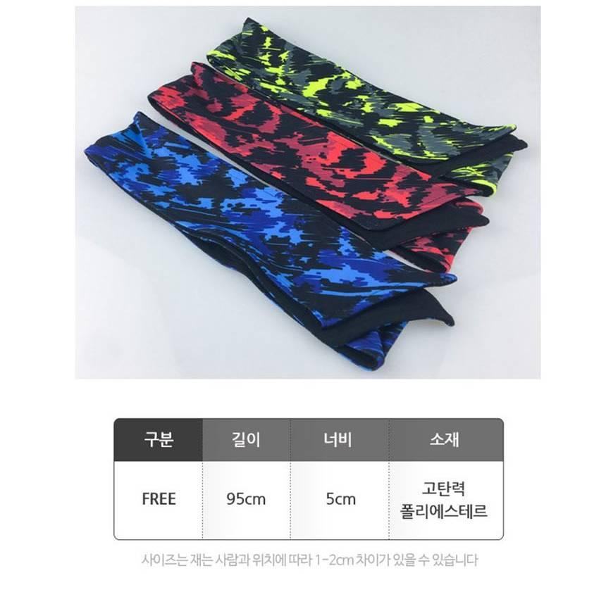 땀제거 머리띠 작업 헤어밴드 머리 땀 두건 - 상세 이미지 3