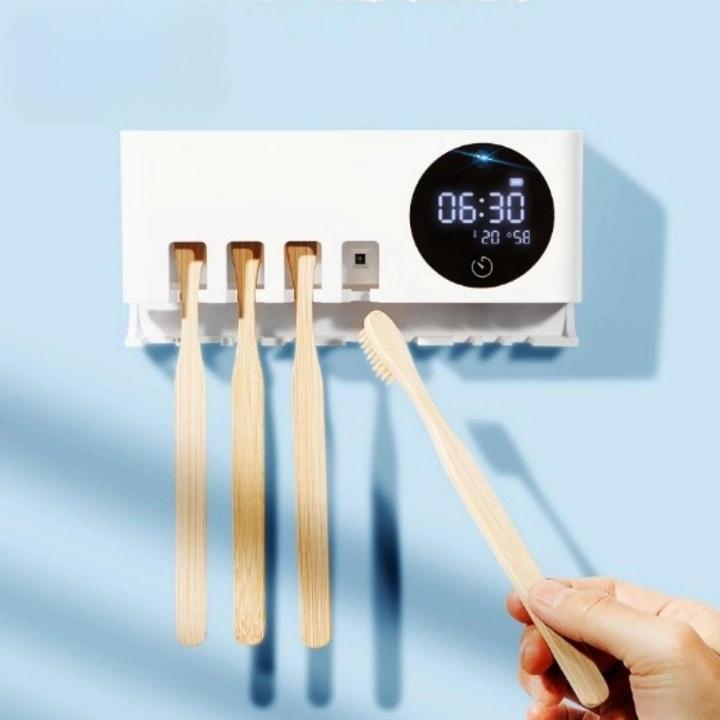 욕실 칫솔 걸이 uv램프 벽걸이 칫솔살균기
